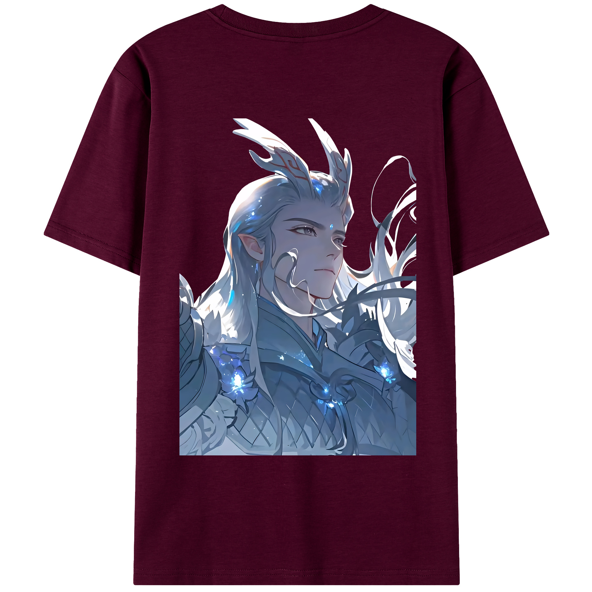 （画像用） Ne Zha 2 ナタ 魔童の大暴れ レディース半袖Tシャツ(バックプリント)